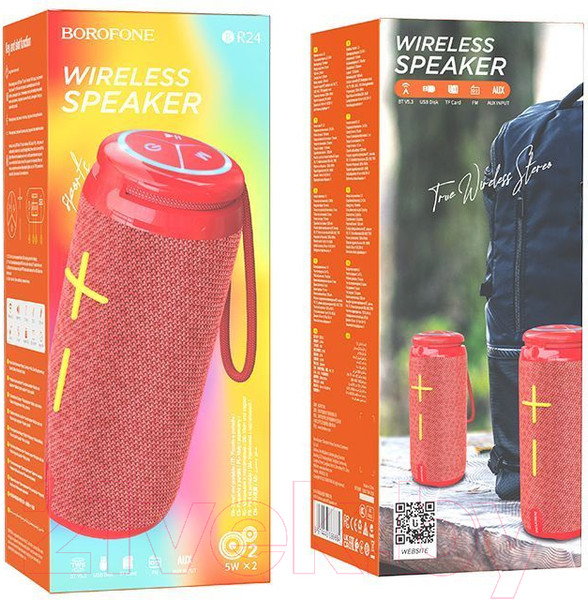 Изображение товара Портативная колонка Borofone BR24 (красный)