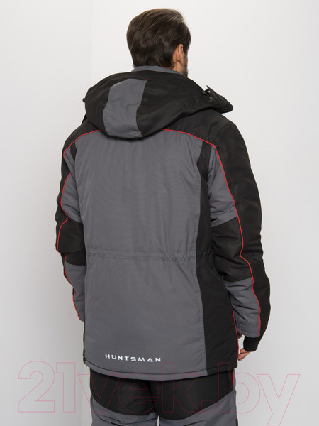 Изображение товара Костюм для охоты и рыбалки Huntsman Siberia LUX/ 2570 (р-р 44-46/170-176, серый/черный)