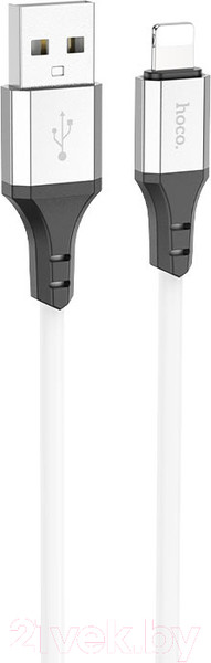 Изображение товара Кабель Hoco X86 Lightning (1м, белый)