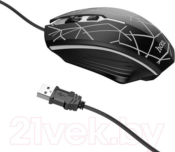 Изображение товара Комплект клавиатура и мышь Hoco DI16 (черный)