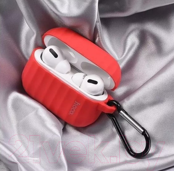 Изображение товара Чехол для наушников Hoco WB22 для AirPods 3 (красный)