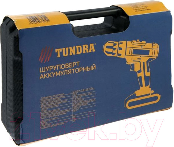 Изображение товара Аккумуляторная дрель-шуруповерт Tundra 5437472