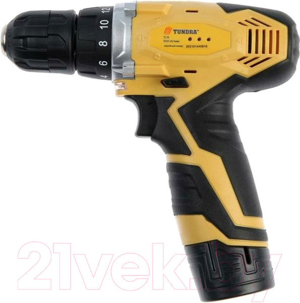 Изображение товара Аккумуляторная дрель-шуруповерт Tundra 5437469