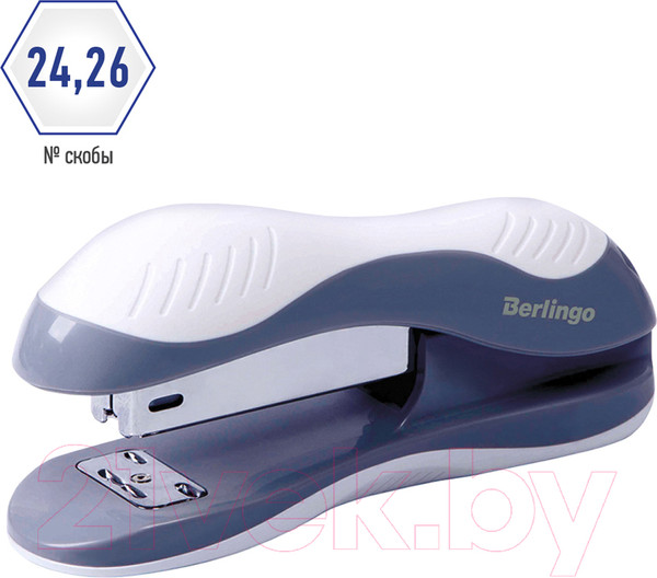 Изображение товара Степлер Berlingo Office Soft / H25002 (белый)