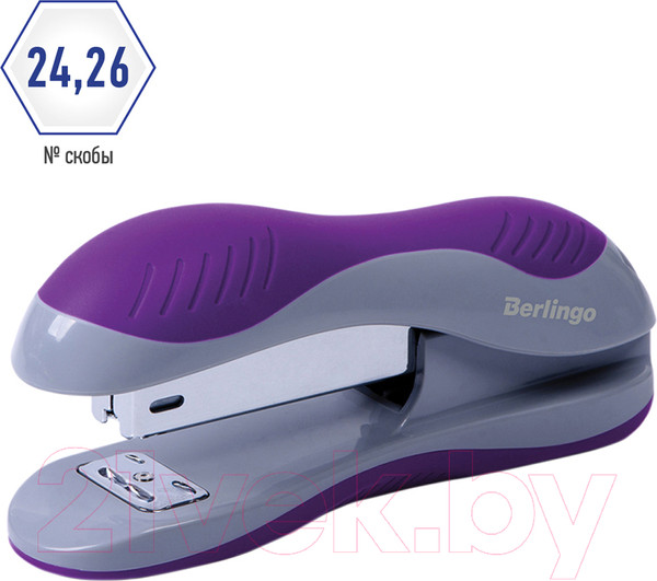 Изображение товара Степлер Berlingo Office Soft / H25003 (фиолетовый)