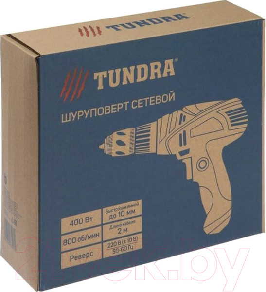 Изображение товара Дрель-шуруповерт Tundra 5437453