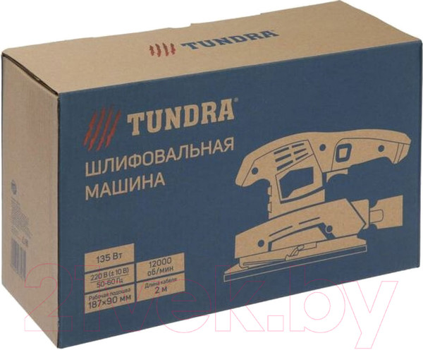 Изображение товара Вибрационная шлифовальная машина Tundra 5437461