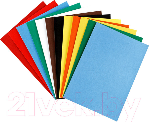 Изображение товара Набор цветной бумаги и картона Мульти-пульти Енот в космосе / БК7-5_38732