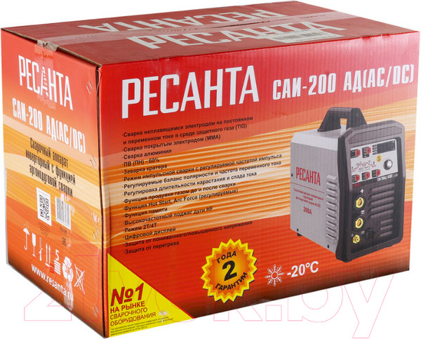 Изображение товара Инвертор сварочный Ресанта САИ-200АД АС/DC (65/98)