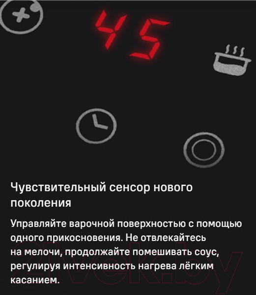 Изображение товара Электрическая варочная панель Maunfeld CVCE.453-DBK