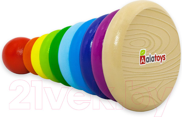 Изображение товара Развивающий игровой набор Alatoys Пирамидка. Десятка / П10
