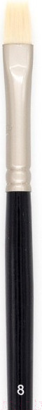 Изображение товара Кисть для рисования Малевичъ Tician №8 / 755108 (плоская)
