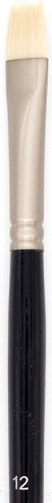 Изображение товара Кисть для рисования Малевичъ Tician №12 / 755112 (плоская)