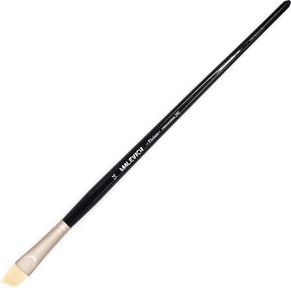 Изображение товара Кисть для рисования Малевичъ Tician №14 / 755214 (скошенная)