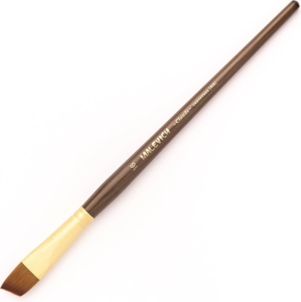 Изображение товара Кисть для рисования Малевичъ Claude №16 / 754216 (скошенная)