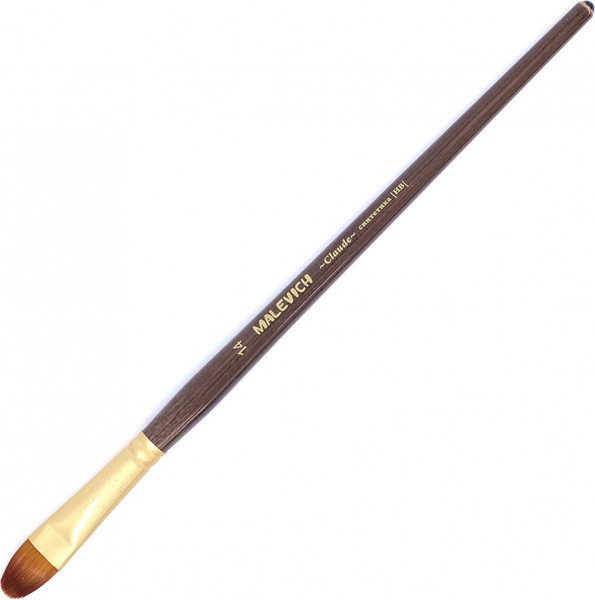 Изображение товара Кисть для рисования Малевичъ Claude №14 / 754314 (плоскоовальная)