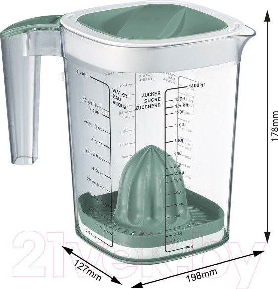 Изображение товара Соковыжималка ручная Rotho Loft Back Measuring Jug / 1026005092