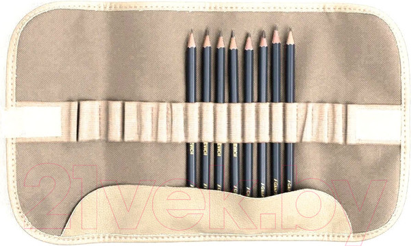 Изображение товара Набор простых карандашей Малевичъ Graf'Art / 830214 (8шт, бежевый)