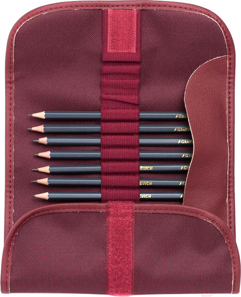 Изображение товара Набор простых карандашей Малевичъ Graf'Art / 830216 (8шт, бордо)