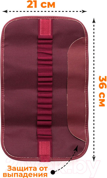 Изображение товара Набор простых карандашей Малевичъ Graf'Art / 830216 (8шт, бордо)