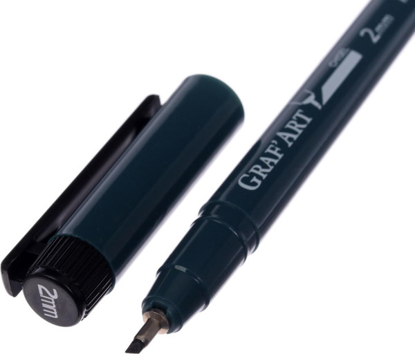 Изображение товара Ручка капиллярная Малевичъ Graf'Art / 196102 (2мм, скошенная)