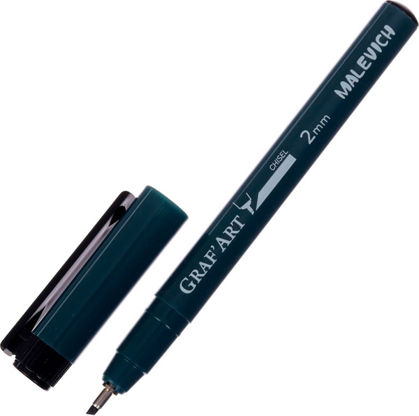 Изображение товара Ручка капиллярная Малевичъ Graf'Art / 196102 (2мм, скошенная)