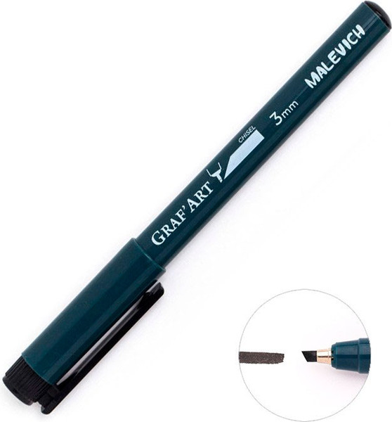 Изображение товара Ручка капиллярная Малевичъ Graf'Art / 196103 (3мм, скошенная)