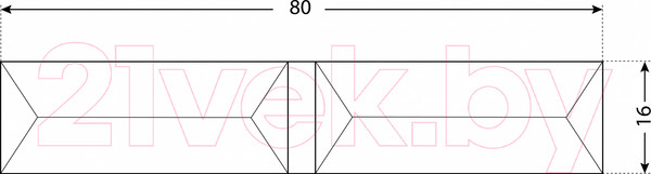 Изображение товара Петля точечная Аллюр Каплевидная с подшипником 16x80 / 7868