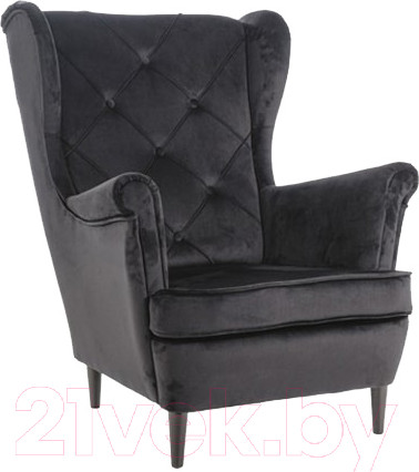 Изображение товара Кресло мягкое Signal Lady Velvet (Bluvel 19 черный/венге)