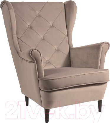 Изображение товара Кресло мягкое Signal Lady Velvet (Bluvel 28 бежевый/венге)
