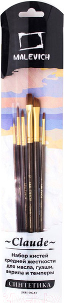 Изображение товара Набор кистей Малевичъ Клод / 754906 (6шт)