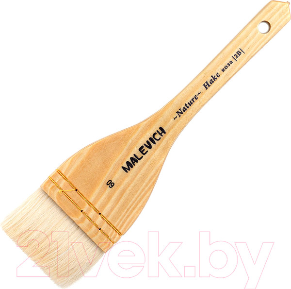 Изображение товара Кисть для рисования Малевичъ Hake №60 / 791460 (флейц)