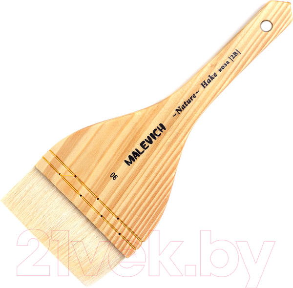 Изображение товара Кисть для рисования Малевичъ Hake №90 / 791490 (флейц)