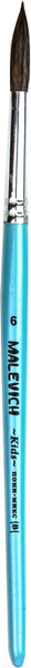 Изображение товара Кисть для рисования Малевичъ Kids №6 / 733106 (круглая)