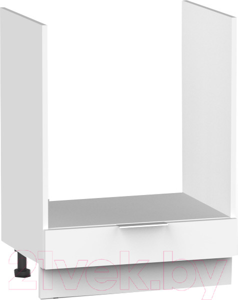 Изображение товара Шкаф под духовку Интермебель Микс Топ ШСРГ 850-33-600 без столешницы (белый премиум)