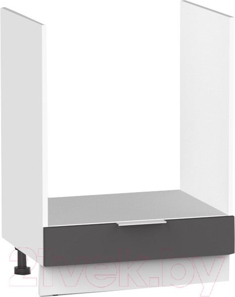 Изображение товара Шкаф под духовку Интермебель Микс Топ ШСРГ 850-33-600 без столешницы (графит серый)