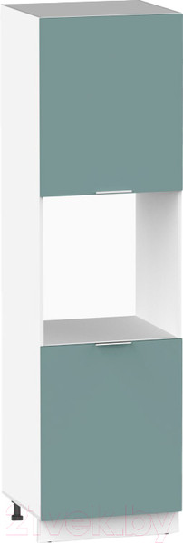 Изображение товара Шкаф-пенал кухонный Интермебель Микс Топ П 2140-4-600 (сумеречный голубой)