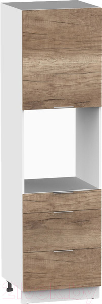 Изображение товара Шкаф-пенал кухонный Интермебель Микс Топ П 2140-6-600 Ш (дуб каньон)