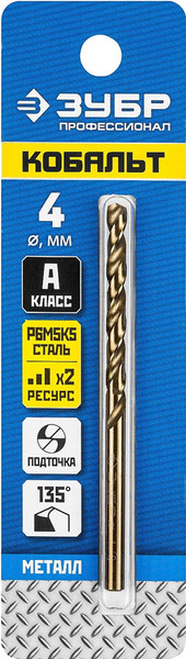 Изображение товара Сверло Зубр Профессионал 29626-4