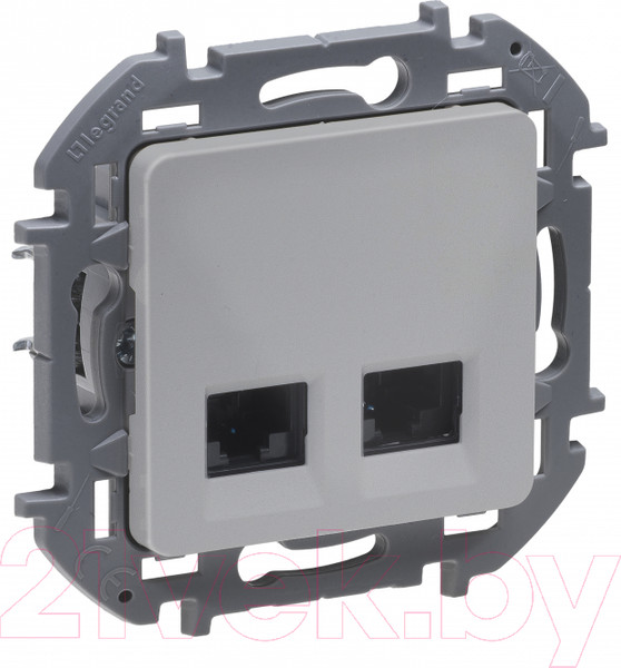 Изображение товара Розетка Legrand Inspiria 673837 (алюминий)