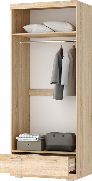 Изображение товара Шкаф Памир Соната ШС-900 (дуб сонома/сакраменто)