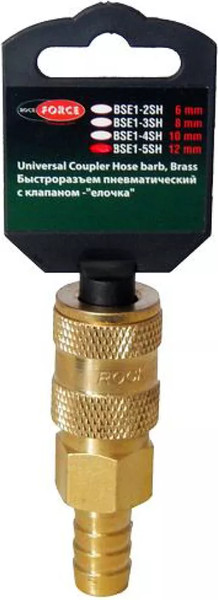 Изображение товара Штуцер пневматический RockForce RF-BSE1-2SH(1726)
