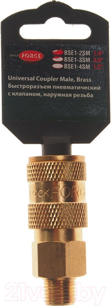 Изображение товара Штуцер пневматический RockForce RF-BSE1-2SM(1730)