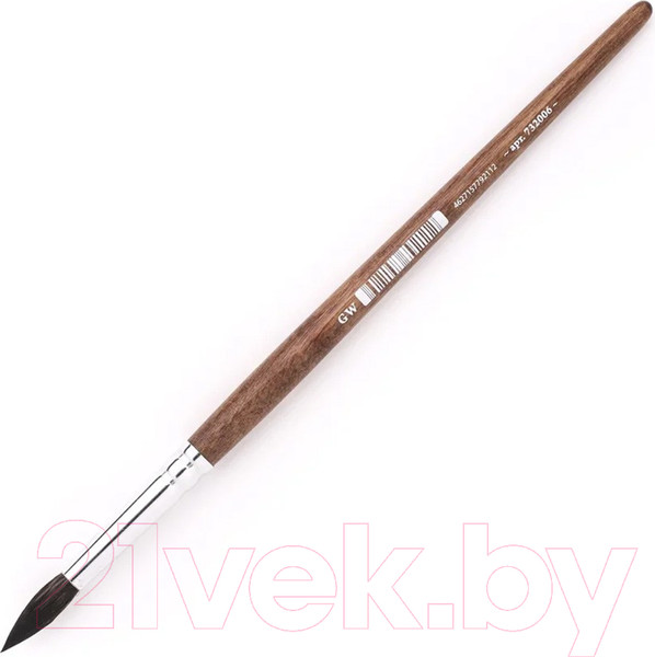 Изображение товара Кисть для рисования Малевичъ Nature №6 / 732006 (круглая)