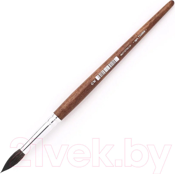 Изображение товара Кисть для рисования Малевичъ Nature №8 / 732008 (круглая)