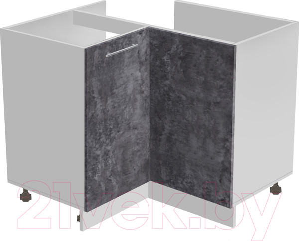 Изображение товара Шкаф под мойку Артём-Мебель Угловой 1000x1000мм СН-114.94 (ДСП бетон спаркс)