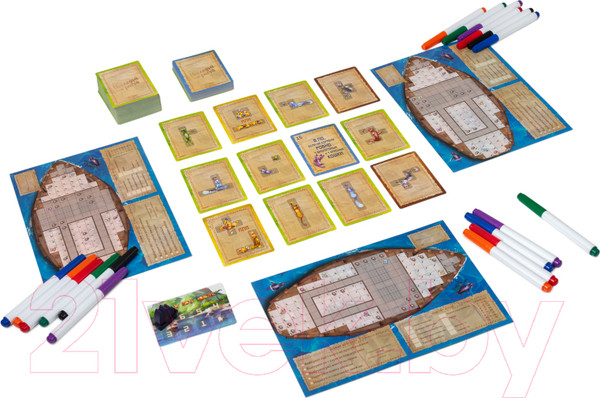 Изображение товара Дополнение к настольной игре GaGa Остров кошек. Исследуй и рисуй / GG291