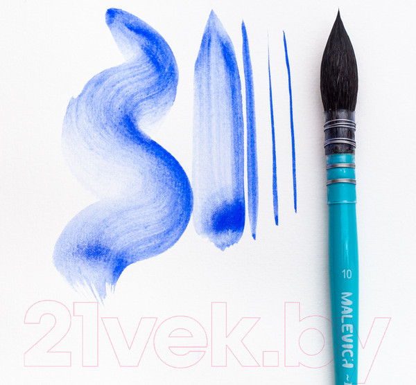 Изображение товара Кисть для рисования Малевичъ Premium №10 / 750022 (круглая)
