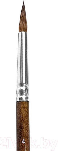 Изображение товара Кисть для рисования Малевичъ Nature №4 / 732104 (круглая)