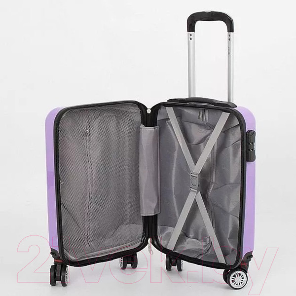 Изображение товара Чемодан на колесах Grott 227-203/18-VLT (сиреневый)